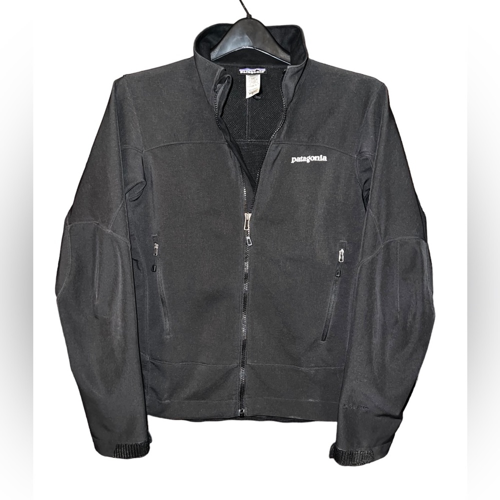 Patagonia Hard Shell Black Zip Up Jacket Women’s Small